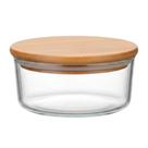 Pote Hermético Redondo Vidro (930 ml) Liso Pote Hermético Redondo Vidro (930 ml) Liso