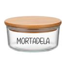 Pote Hermético Redondo Vidro (930 ml) Mortadela