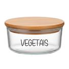 Pote Hermético Redondo Vidro (930 ml) Vegetais Pote Hermético Redondo Vidro (930 ml) Vegetais