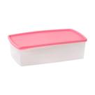 Pote Hermético Retangular 1,4l Plasvale Rosa