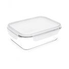 Pote Hermético Retangular de Vidro Lock&stock 1L para Cozinha com Tampa Vedada Brinox Pote Hermético Retangular de Vidro Lock&stock 1L para Cozinha com Tampa Vedada Brinox