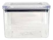 Pote Hermético Transparente - 480 ml, Cristal - Retangular - Fresh Lock