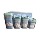 Pote Hermético Transparente Easy Lock Comida 4 peças