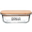 Pote Hermético Vidro (1 Litro) Banha Pote Hermético Vidro (1 Litro) Banha