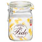 Pote Hermético Vidro Bormioli Rocco Fido 1 Litro Transparente Original Itália