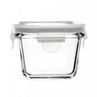 Pote hermetico vidro tampa plast quadrado vidro 150ml lyor Pote hermetico vidro tampa plast quadrado vidro 150ml lyor
