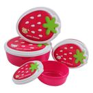 Pote Infantil Lanche 4 Peças Filhotinhos Jacki Design Pink