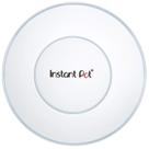 Pote instantâneo com tampa de silicone 8L transparente branco