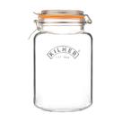 Pote Kilner Quadrado com Tampa de Presilha Hermética 3 L de Vidro