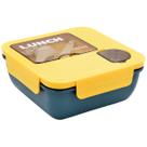 Pote Lancheira 1100Ml c/ Talheres Garfo Marmita Hermético