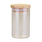 Pote Mantimentos 150 ml Vidro Boro com Tampa Bambu Mimo Style