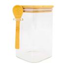 Pote mantimentos hermetico pote208 lieg 950ml boro quadrado etilux