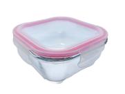 Pote Marmita de Vidro Hermético Resistente com Travas 520ML