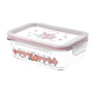 Pote Marmita de Vidro Trava Lateral Sanrio My Melody Miniso