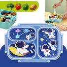 Pote Marmita Lancheira Infantil Escolar Com 2 Divisórias 800ml E Tampa Com Vedação Hermética Linha Premium Pote Marmita Lancheira Infantil Escolar Com 2 Divisórias 800ml E Tampa Com Vedação Hermética Linha Premium