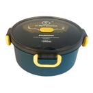 Pote Marmita Plástica Hermética 1000ml Redonda Com Talher Lunch Box Bento