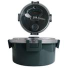 Pote Marmita Redonda Com Colher e Tampa Transparente 1L