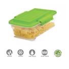 Pote Micro-ondas Freezer Retangular Marmita Com Trava 1100ml