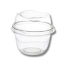 Pote Mousse com Tampa Alta 110ml Cristal G670 Galvanotek com 250 unidades
