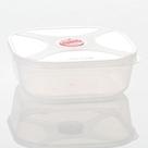 Pote Multiuso Quadrado 320ml com Válvula Goiaba - Top Line Pote Multiuso Quadrado 320ml com Válvula Goiaba - Top Line