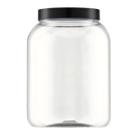 Pote Multiuso Transparente Com Tampa Rosca Preta 2,9L 1 unid