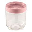 Pote Organizador Armazenamento Cozinha Uz Conecta 600ml Tampa Rosca Rosa