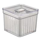 Pote Organizador De Geladeira Elegance Alto Quadrado Com Cesto 2.8 L Plastutti