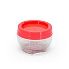 Pote Organizador Gire e Trave Empilha Fácil BPA Free Plasútil 155ml Rosa Pote Organizador Gire e Trave Empilha Fácil BPA Free Plasútil 155ml Rosa