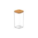 Pote Organizador Hermético Tampa de Bambu 340ml Keep Ou Pote Organizador Hermético Tampa de Bambu 340ml Keep Ou