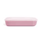 Pote Organizador Multiúso Retangular 750ml Rosa - Top Line Pote Organizador Multiúso Retangular 750ml Rosa - Top Line