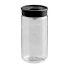Pote Organizador para tempero 350ml Redondo Dosador Preto - Tiba