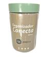 Pote Organizador Uz Conecta 900ml Transp C/Tampa Verde Menta - UZ Utilidades