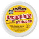 Pote paçoquinha rolha tradicional 210g dacolônia
