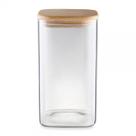 Pote Para Alimentos 1,4 Litros Vidro Borossilicato Quadrado UZ7103-TR Uzutil