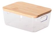 Pote Para Alimentos Idealle C/ Tampa 27X19X11,5Cm Eco Bambu 1766 Paramount Pote Para Alimentos Idealle C/ Tampa 27X19X11,5Cm Eco Bambu 1766 Paramount