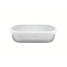 Pote para Alimentos Tramontina Freezinox em Aço Inox com Tampa Plástica 0,4 L 16x8cm 61229080 Pote para Alimentos Tramontina Freezinox em Aço Inox com Tampa Plástica 0,4 L 16x8cm 61229080
