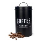 Pote Para Café Manhattan Lata Com Tampa Organizador 1,2L