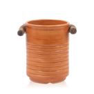 Pote Para Colher De Pau Laranja