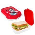 Pote para Lanches de Pão de Forma Sanduicheira da Minnie Vermelha Original