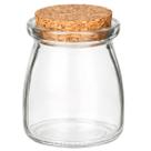 Pote Para Mantimentos 100ml de Vidro C/ Tampa de Rolha Decoração Lembrancinha