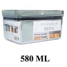 Pote Para Mantimentos Hermético Retangular Empilhável 580ml Código 1167 - Paramount Plásticos