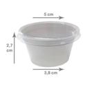 Pote Para Molho 30ml Branco G695 50 Un - Galvanoteck