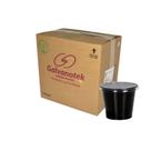 Pote para Molho Preto 60ml c/ Tampa c/ 700un Galvanotek