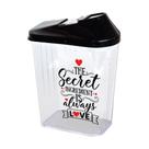 Pote Plástico 750ml Casual Home Retangular para Freezer e Micro-ondas Pote Plástico 750ml Casual Home Retangular para Freezer e Micro-ondas