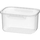 Pote Plástico com Travas 4,3L Transparente 26x18x14CM Nitron Plast Pote Plástico com Travas 4,3L Transparente 26x18x14CM Nitron Plast