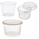 Pote Plástico Compacto com Tampa 200ml. Atacado 100 Unidades