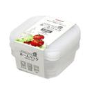 Pote Plástico Nakaya 380 Ml 3 Potes Tampa Branca Japão