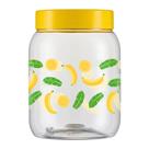 Pote Plástico Organizador Multiuso Cozinha 1,7LT Decorado - Pote Plástico Organizador Multiuso Cozinha 1,7LT Decorado -