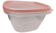Pote Plástico Porta Mantimento Retangular 1200ML C Tampa