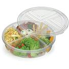 Pote Plástico Premier 4 Divisórias 1,2L BPA Free Nitron Plast Pote Plástico Premier 4 Divisórias 1,2L BPA Free Nitron Plast